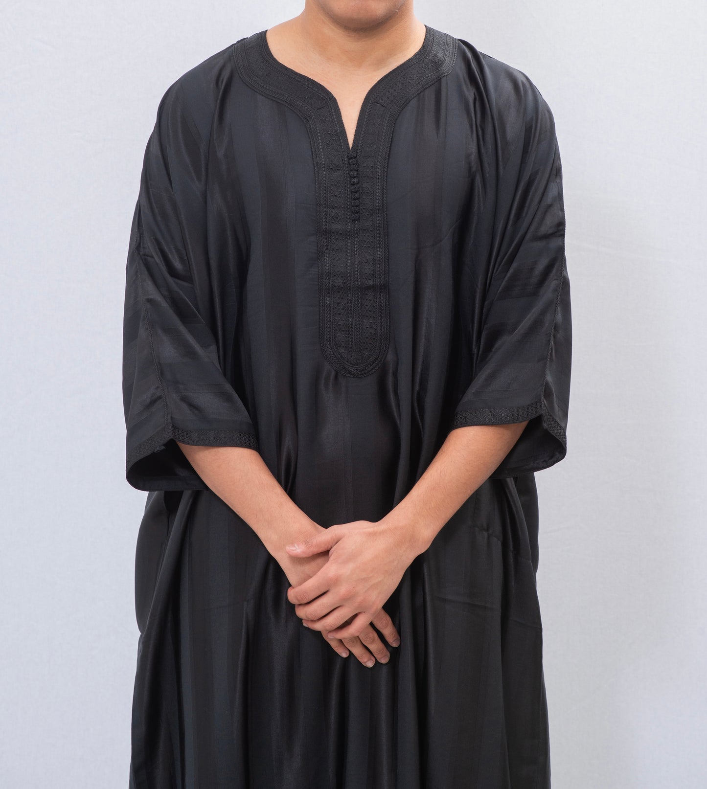 Classic black Thobe+ Black Prayermath